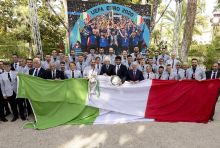 Чествование сборной Италии, выигравшей чемпионат Европы 2020 (12 июля 2021)