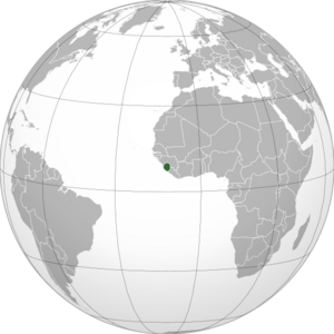 Сьерра-Леоне на карте мира