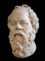Сократ (около 469 года до н. э., Афины — 399 год до н. э., там же). На фото: римская копия бюста Сократа; Лувр, Париж