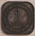 Straits Settlements 1 Cent 1919 - reverse.jpg