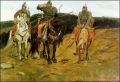 «Три богатыря» В. М. Васнецов (1876), слева Добрыня Никитич