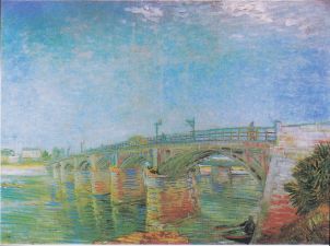 Vincent van Gogh, Seine-Bridge at Asnieres ( нидер. Das Restaurant de la Sirène in Asnières), 1887
