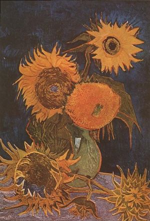 Sunflowers (Vase with fifteen sunflowers)