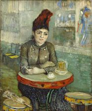 Vincent van Gogh, In the café: Agostina Segatori in Le tambourin, 1887 - 1888