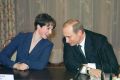 Президент России Владимир Путин и Ирина Слуцкая, 2002