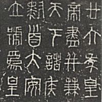 Орнаментальное письмо чжуаньшу кит. трад. 篆書, упр. 篆书, пиньинь zhuànshū, используется для стилизации.