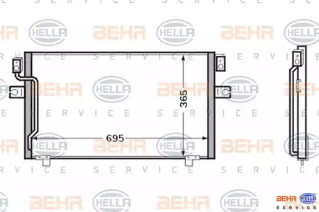 Фото 8FC351024-171 Конденсатор BEHR HELLA SERVICE {forloop.counter}}