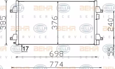 Фото 8FC351300344 Конденсатор BEHR HELLA SERVICE {forloop.counter}}