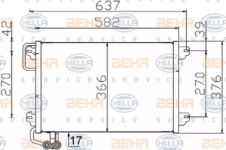 Фото 8FC351300-514 Конденсатор BEHR HELLA SERVICE {forloop.counter}}