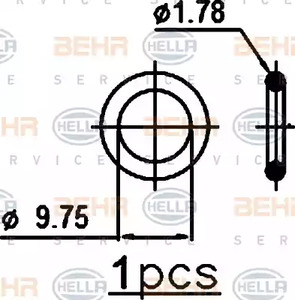 Фото 8FC351301-751 Конденсатор BEHR HELLA SERVICE {forloop.counter}}