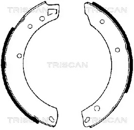 Фото 810010034 Комлект тормозных накладок Triscan {forloop.counter}}