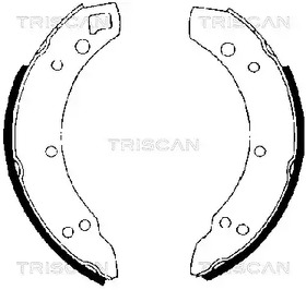 Фото 810010037 Комлект тормозных накладок TRISCAN {forloop.counter}}