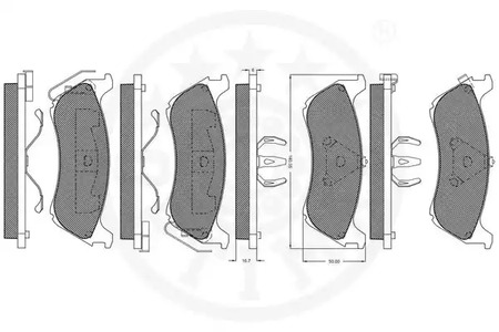 Фото 10315 Комплект тормозных колодок Optimal {forloop.counter}}