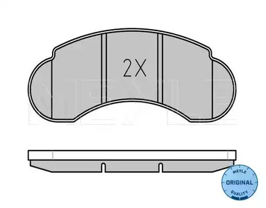 Фото 025 215 7314 Комплект тормозных колодок Meyle {forloop.counter}}
