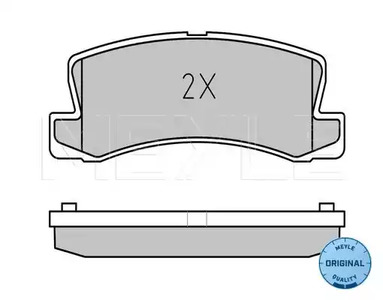 Фото 0252183315W Комплект тормозных колодок MEYLE {forloop.counter}}