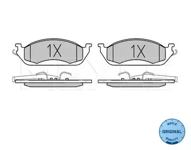 Фото 0252319317W Комплект тормозных колодок MEYLE {forloop.counter}}