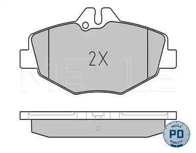 Фото 02523743201PD Комплект тормозных колодок MEYLE {forloop.counter}}