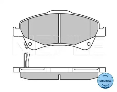 Фото 0252420419W Комплект тормозных колодок MEYLE {forloop.counter}}