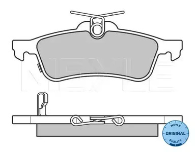 Фото 0252457415W Комплект тормозных колодок MEYLE {forloop.counter}}