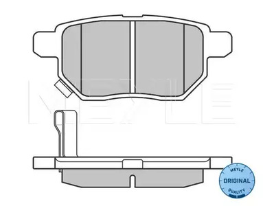 Фото 0252461015W Комплект тормозных колодок Meyle {forloop.counter}}