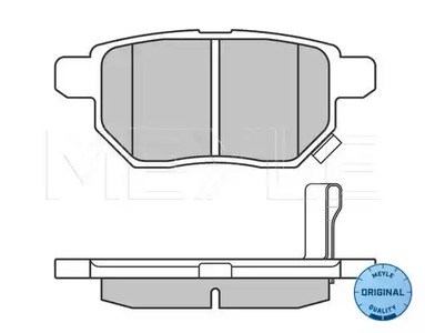 Фото 0252461015W Комплект тормозных колодок Meyle {forloop.counter}}