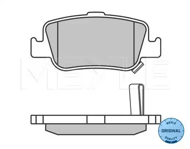 Фото 0252466415W Комплект тормозных колодок Meyle {forloop.counter}}