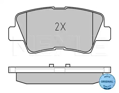 Фото 0252493415W Комплект тормозных колодок Meyle {forloop.counter}}