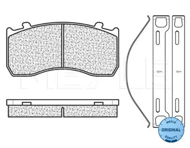 Фото 0252904827 Комплект тормозных колодок MEYLE {forloop.counter}}