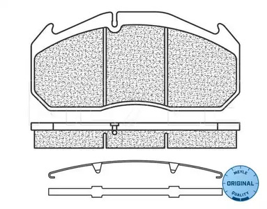 Фото 0252911428 Комплект тормозных колодок MEYLE {forloop.counter}}