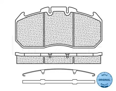 Фото 0252913130 Комплект тормозных колодок MEYLE {forloop.counter}}
