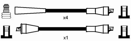 Фото 0899 Комплект электропроводки NGK {forloop.counter}}