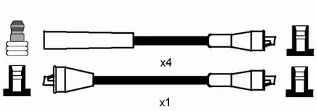Фото 0986 Комплект электропроводки NGK {forloop.counter}}