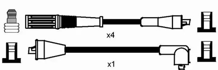 Фото 7203 Комплект электропроводки NGK {forloop.counter}}