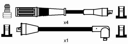 Фото 7291 Комплект электропроводки NGK {forloop.counter}}