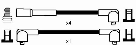 Фото 0860 Комплект электропроводки NGK {forloop.counter}}