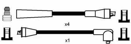 Фото 0627 Комплект электропроводки NGK {forloop.counter}}