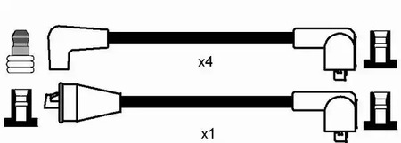 Фото 7702 Комплект электропроводки NGK {forloop.counter}}