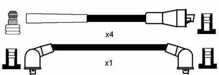 Фото 8568 Комплект электропроводки NGK {forloop.counter}}