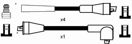 Фото 7376 Комплект электропроводки NGK {forloop.counter}}