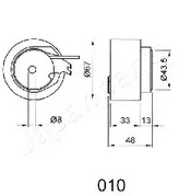 Фото BE010 Натяжитель JAPANPARTS {forloop.counter}}