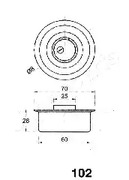 Фото BE-102 Натяжитель JapanParts {forloop.counter}}