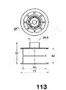 Фото BE113 Натяжитель JapanParts {forloop.counter}}