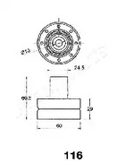 Фото BE-116 Натяжитель JapanParts {forloop.counter}}