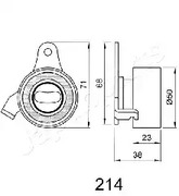 Фото BE214 Натяжитель JAPANPARTS {forloop.counter}}