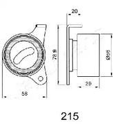 Фото BE215 Натяжитель JAPANPARTS {forloop.counter}}