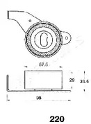 Фото BE220 Натяжитель JAPANPARTS {forloop.counter}}