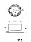 Фото BE228 Натяжитель JAPANPARTS {forloop.counter}}