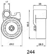 Фото BE-244 Натяжитель JapanParts {forloop.counter}}