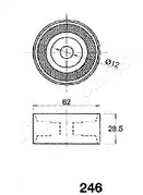 Фото BE246 Натяжитель JAPANPARTS {forloop.counter}}