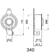 Фото BE340 Натяжитель JAPANPARTS {forloop.counter}}